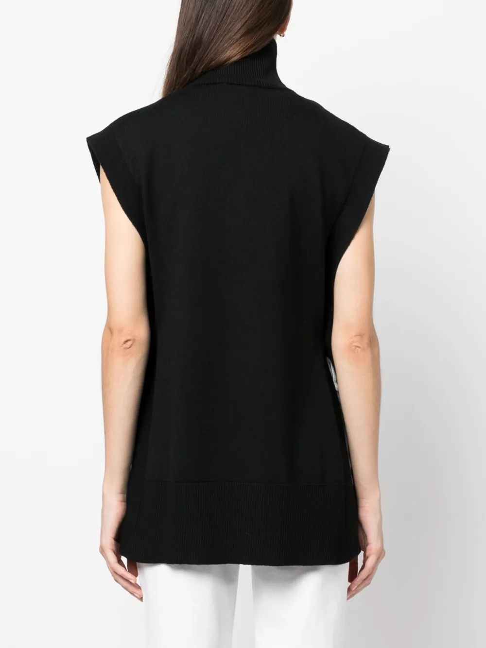 Max Mara Leisure Mouwloze coltrui Zwart