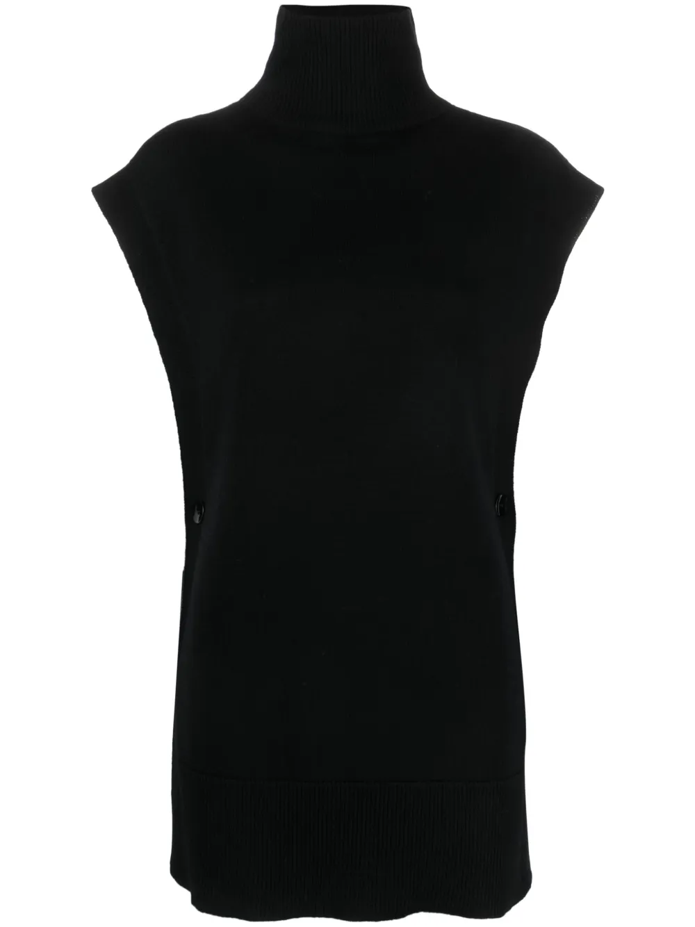 Max Mara Leisure Mouwloze coltrui Zwart