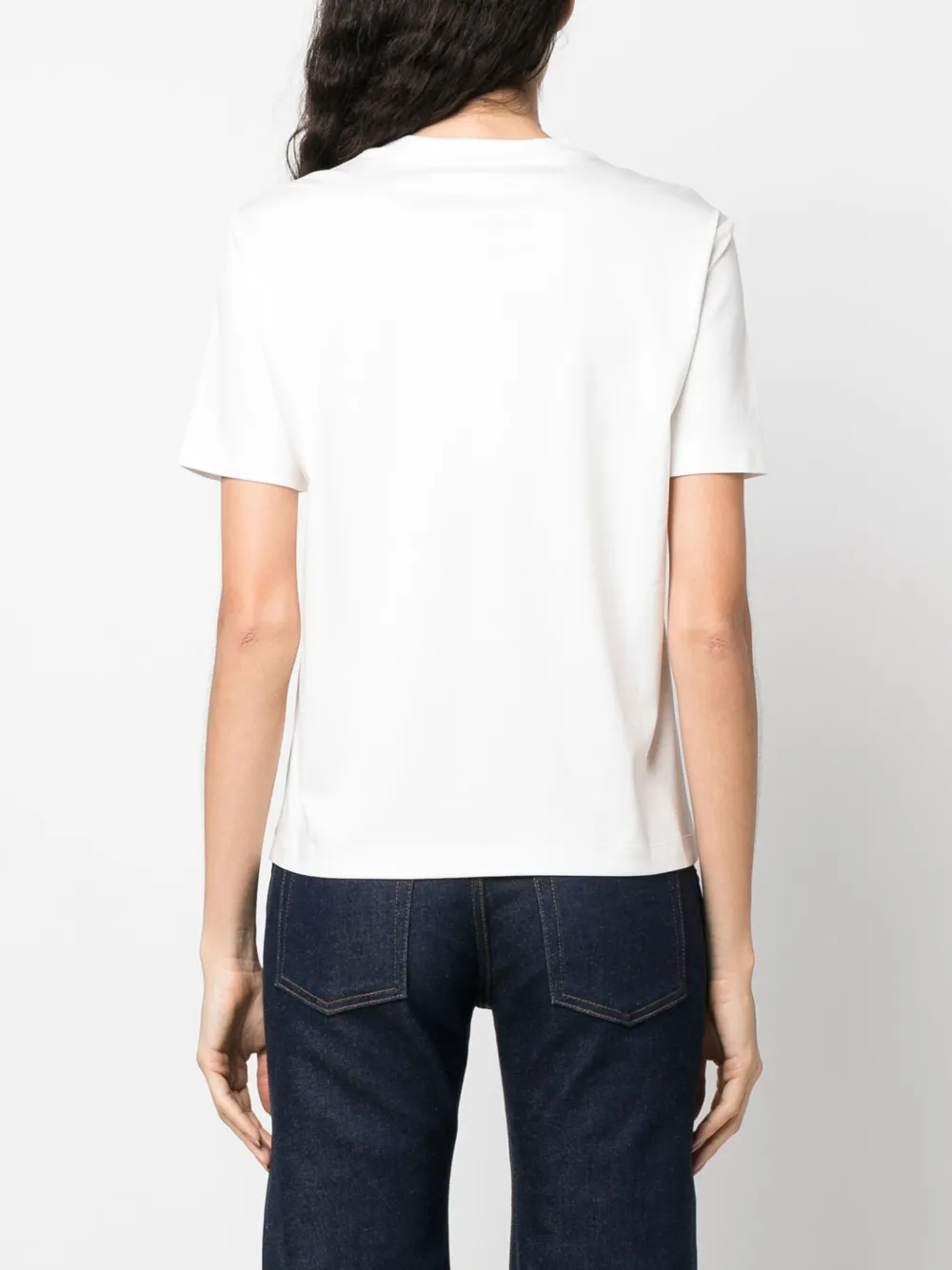 Max Mara Leisure T-shirt met logoprint Wit