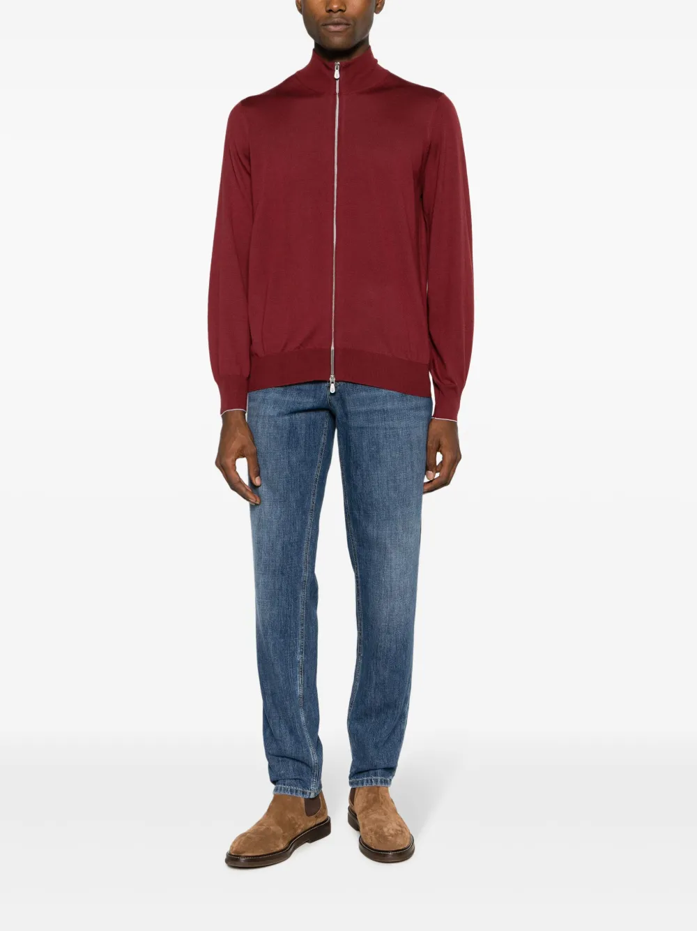 Brunello Cucinelli mid-rise slim jeans - Blauw