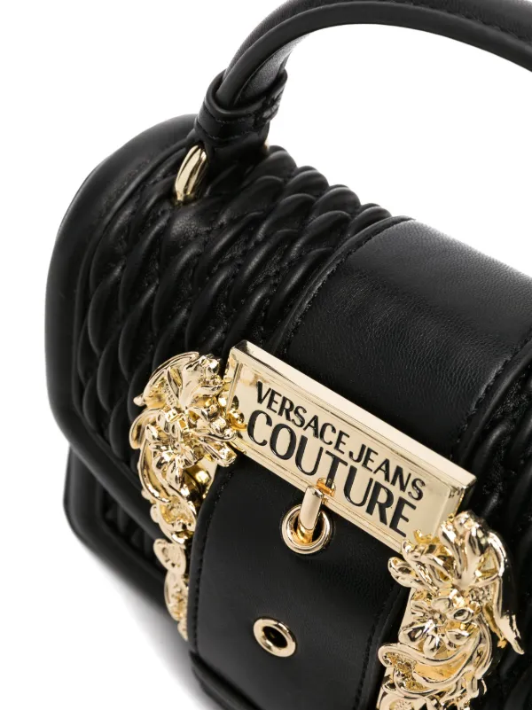 Versace Jeans Couture バロックバックル ショルダーバッグ