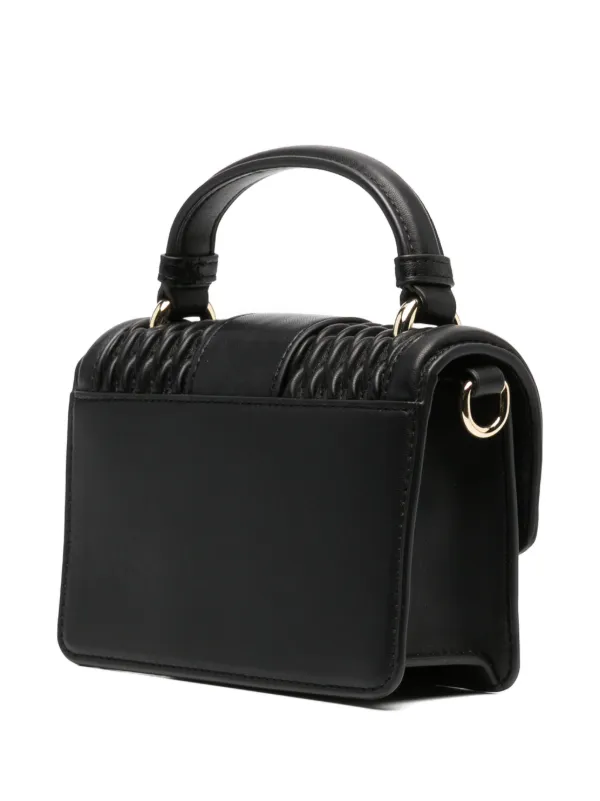 Versace Jeans Couture Baroque-buckle Shoulder Bag | Black