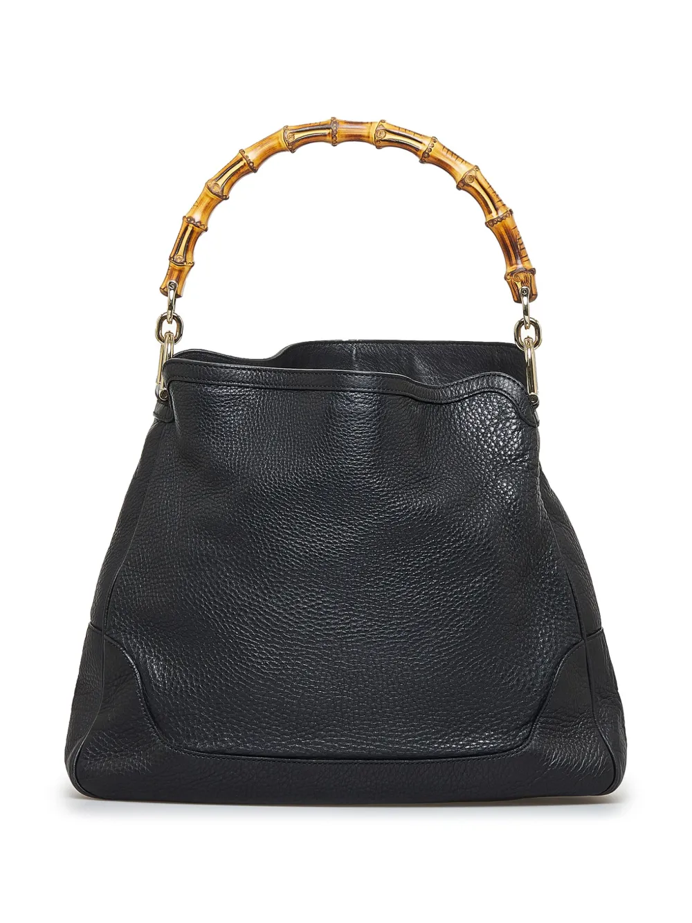 Gucci Pre-Owned Diana Bamboo leren shopper - Zwart