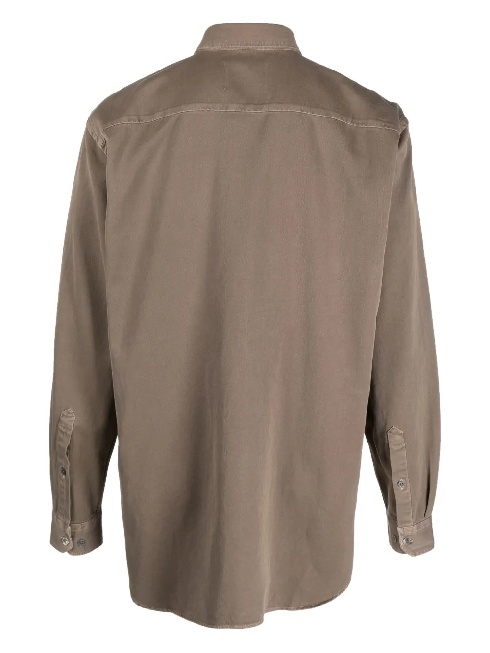 Closed Button-up overhemd - Bruin