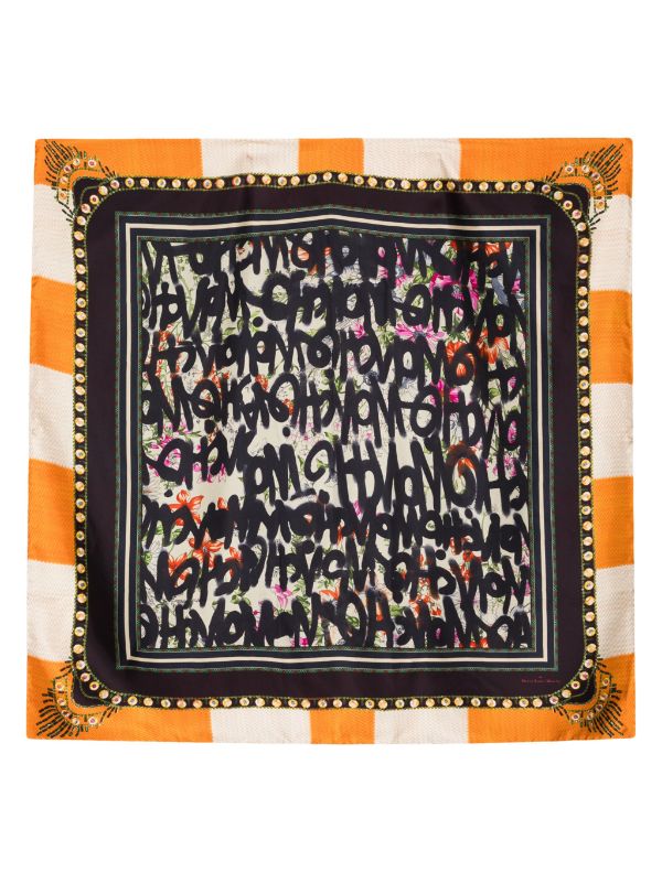 Pierre-Louis Mascia mix-print Silk Scarf - Farfetch