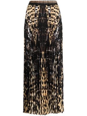 Pierre-Louis Mascia Kanpur Floral-Print Velvet Maxi Dress - Neutrals