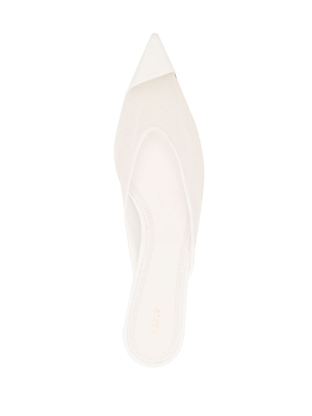 Shop Neous Macondo 50mm Leather Mules In White