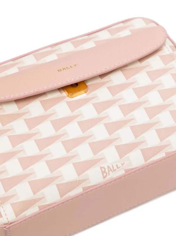 BALLY｜SHOULDER BAGS (PENNANT (WAU015TP046-I8D4O)) Bally Pennant-jacquard Messenger Bag | Blue | FARFETCH