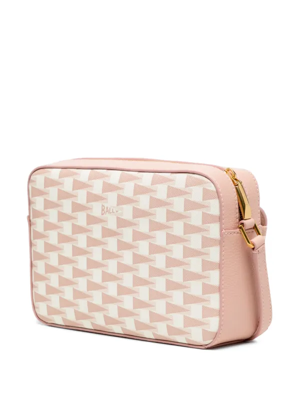 Bally Daniel Pennant-print Crossbody Bag | Pink | FARFETCH Bally Daniel Pennant-print Crossbody Bag | Pink | FARFETCH