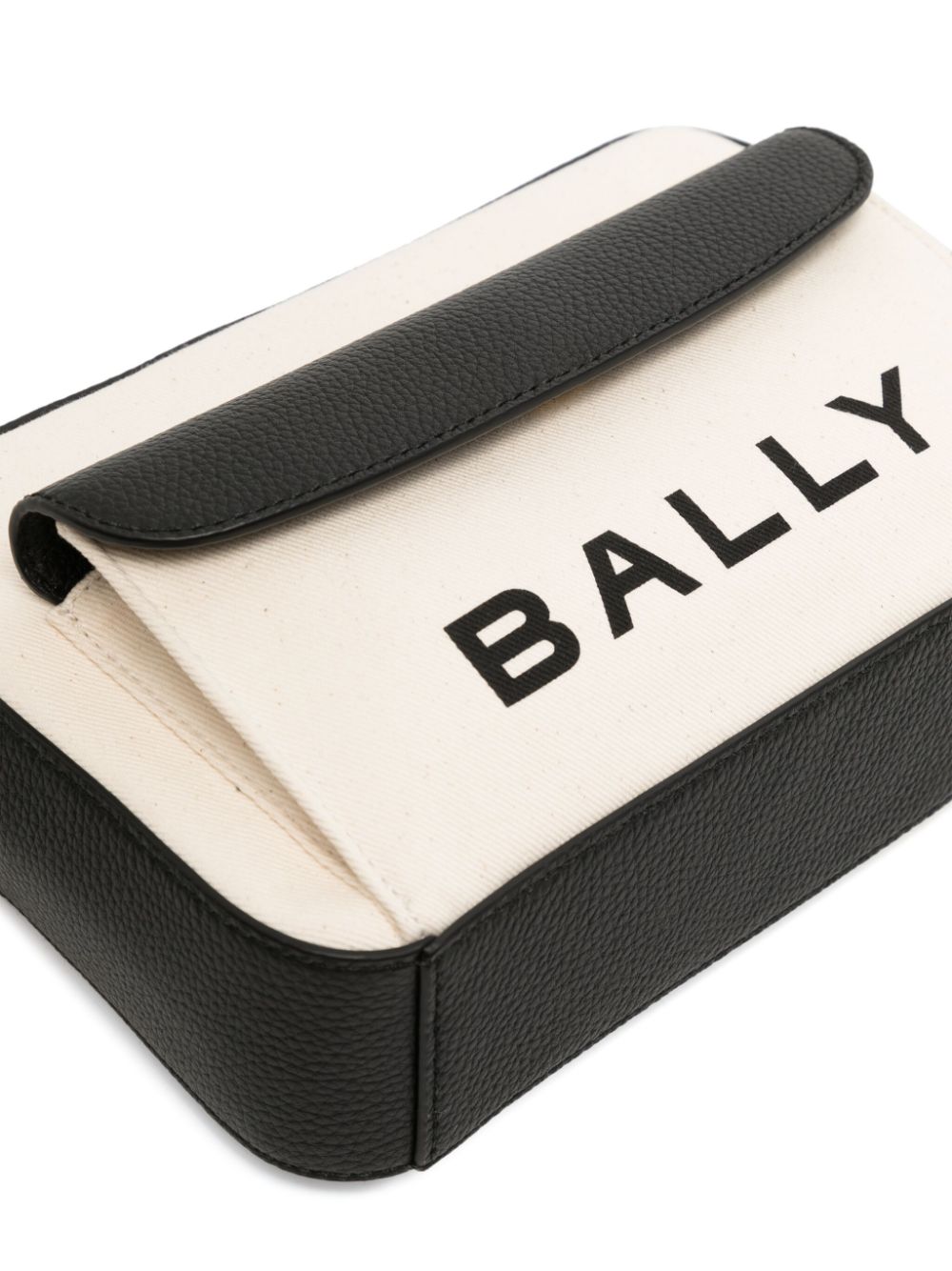 Shop Bally Bar Daniel Logo-print Crossbody Bag In Brown