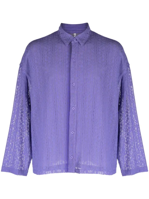 Off Duty Banners floral-lace shirt 