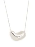 Agmes statement-pendant polished-finish necklace - Silver