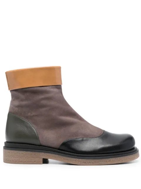 Chie Mihara ankle panelled leather boots