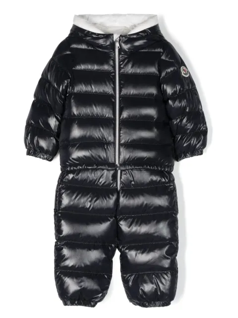 Moncler Enfant padded down snowsuit set