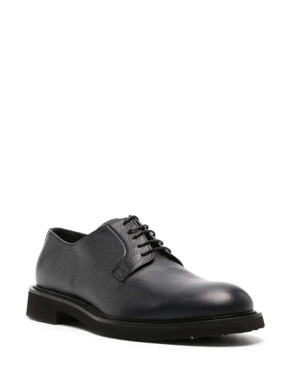 Casadei チェルボ レザーダービーシューズ | ブルー | FARFETCH JP