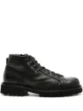 Casadei Cervo lace-up leather boots - Black