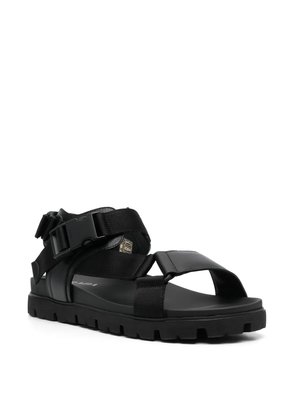 buckle fastening open toe sandals