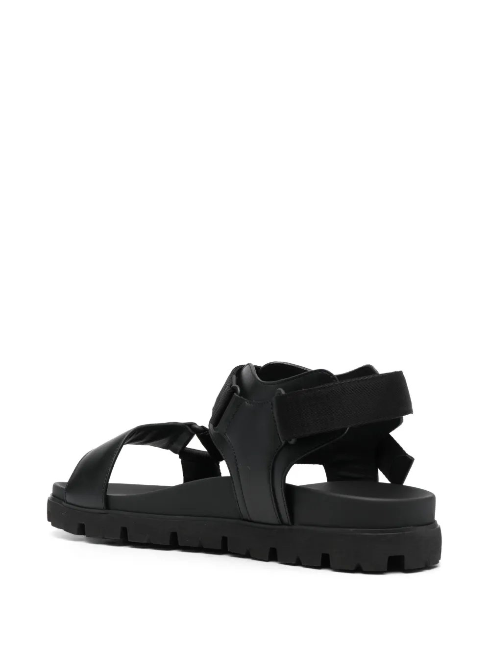 Prada buckle-fastening open-toe sandals Black