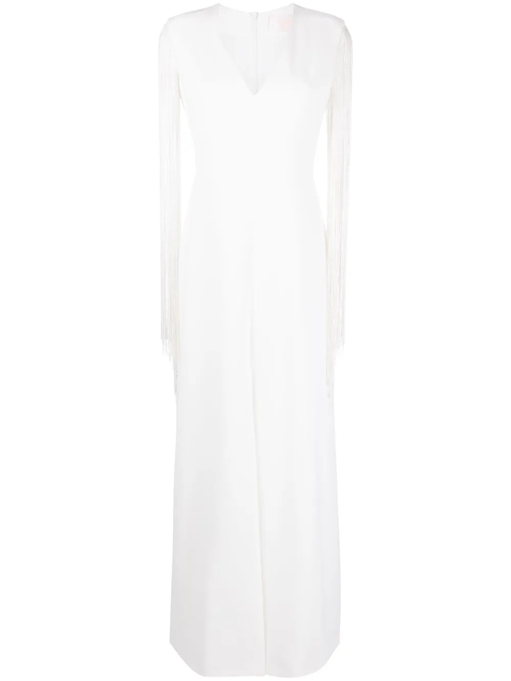 Max Mara Jurk met V-hals Wit