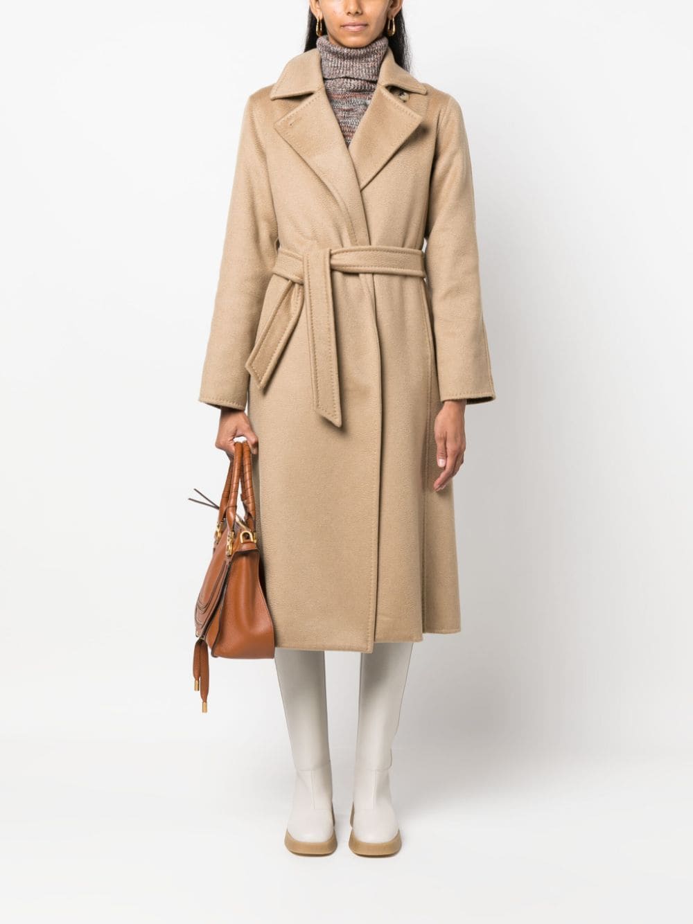 Image 2 of Max Mara cashmere belted coat
