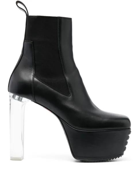 Rick Owens Minimal Grill Beatle 145mm ankle boots