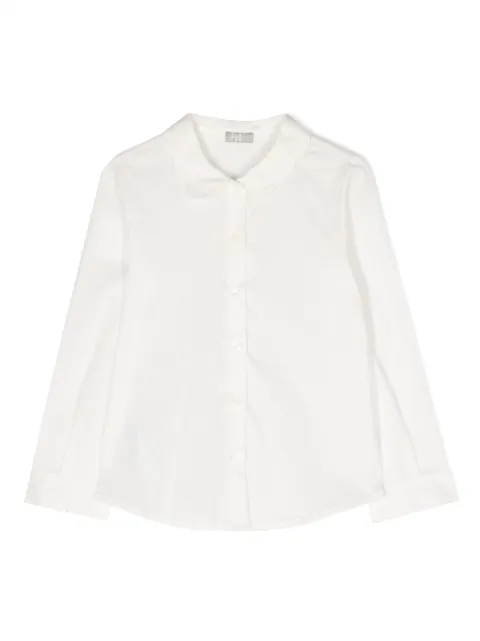 Il Gufo scallop-collar cotton shirt