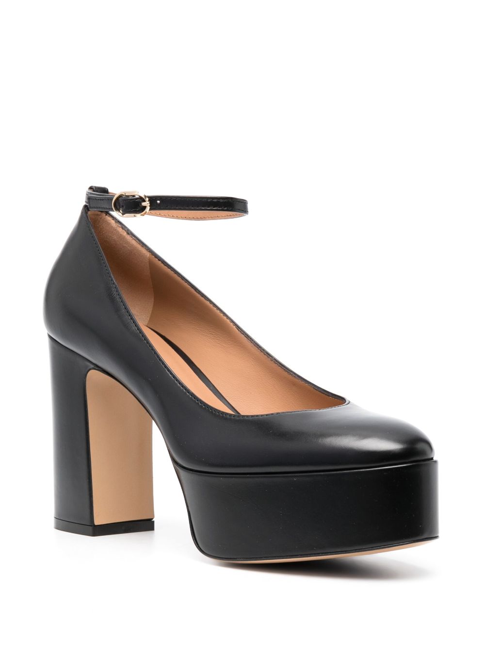 Roberto Festa New York pumps met plateauzool - Zwart