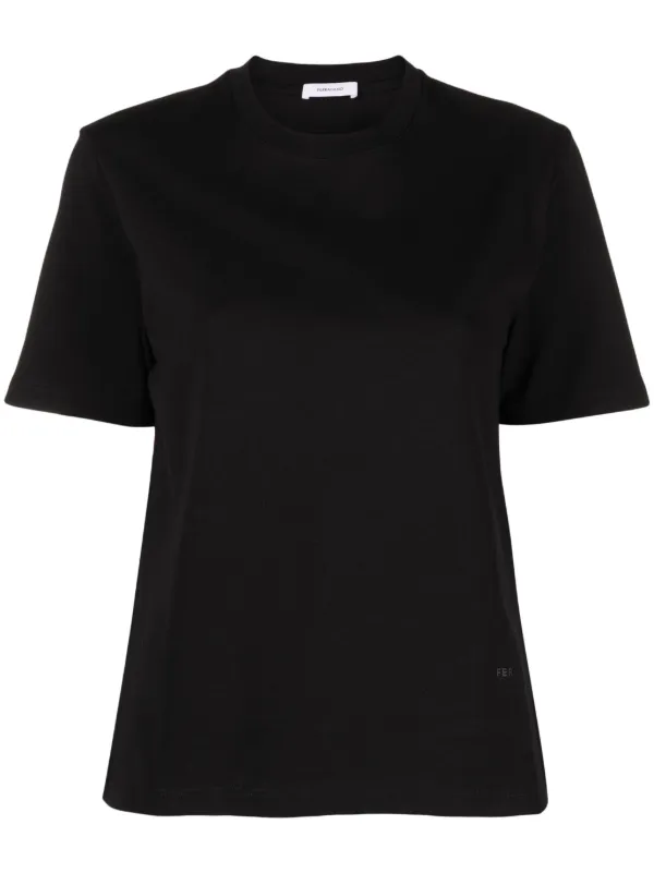 Ferragamo short-sleeve Cotton T-shirt Black FARFETCH JO