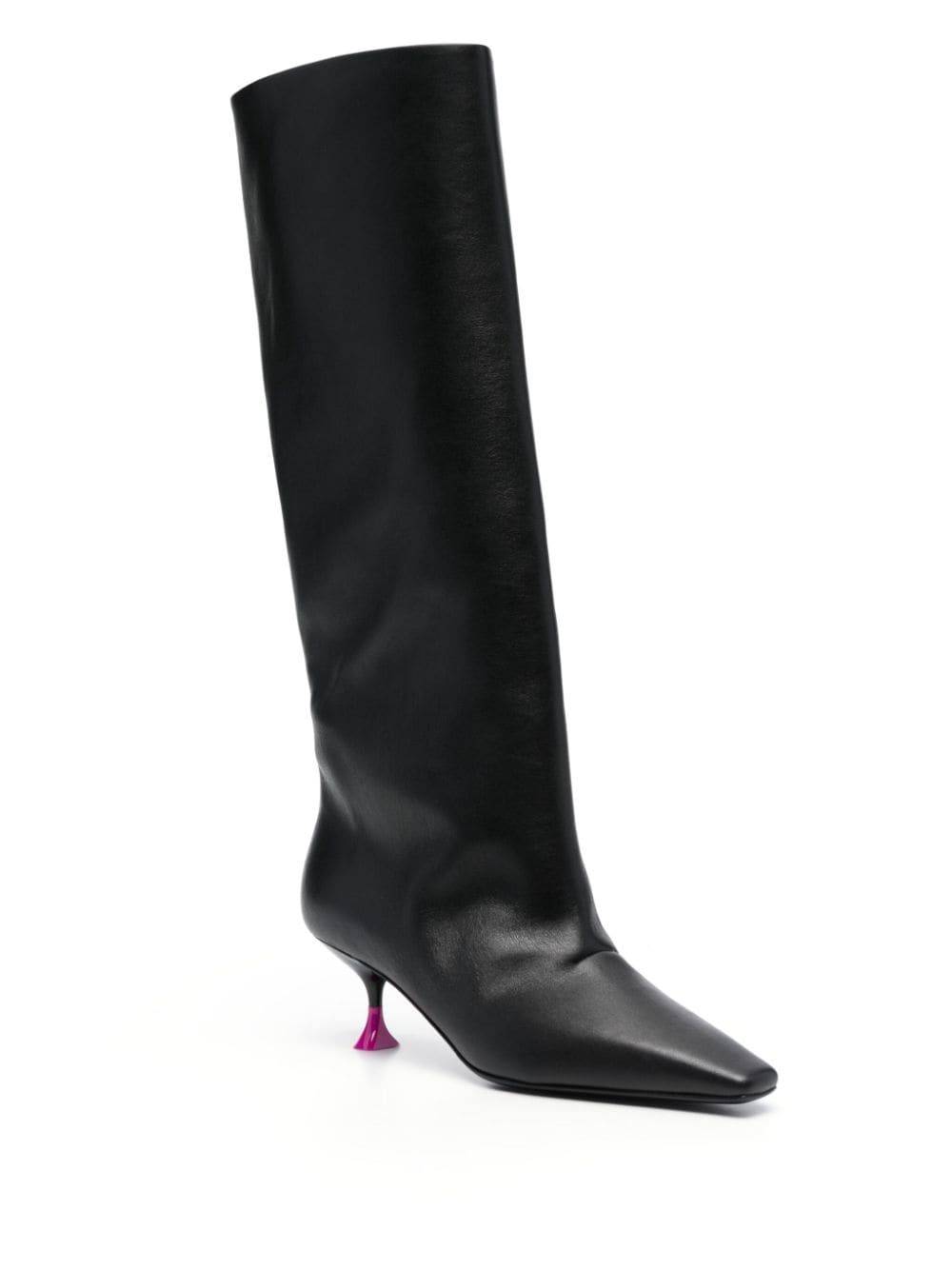 3juin Anita 60mm leather boots - Zwart