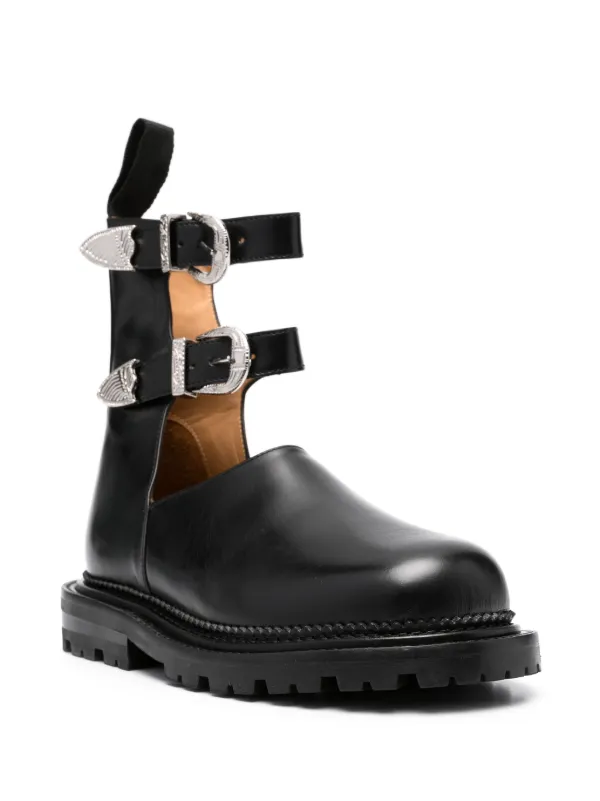 Toga Pulla Leather Ankle Boots - Farfetch