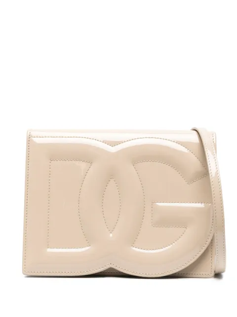 Dolce & Gabbana DG Logo leather crossbody bag