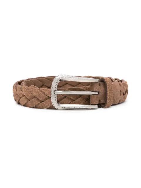 Brunello Cucinelli Kids braided leather belt
