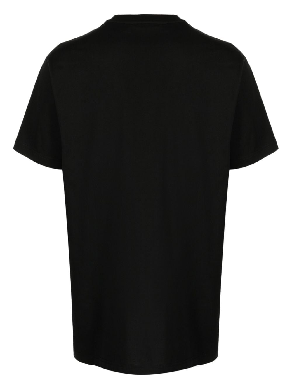 Shop Off Duty Smiley Patch-detail T-shirt In Black