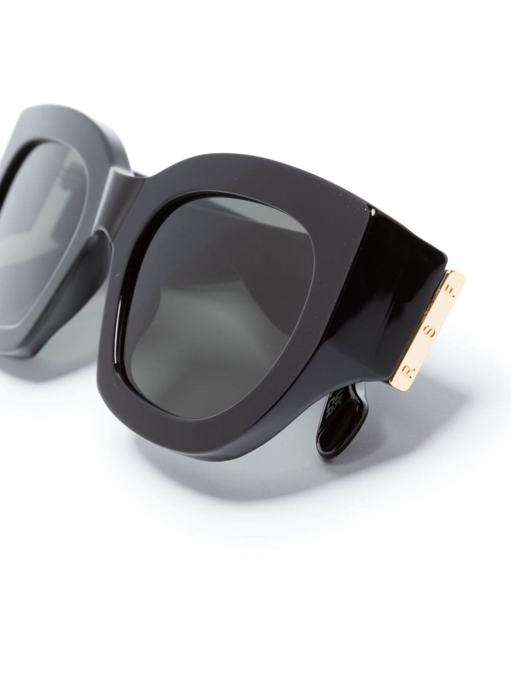 Shop Retrosuperfuture Alva Rectangle-frame Sunglasses In Black