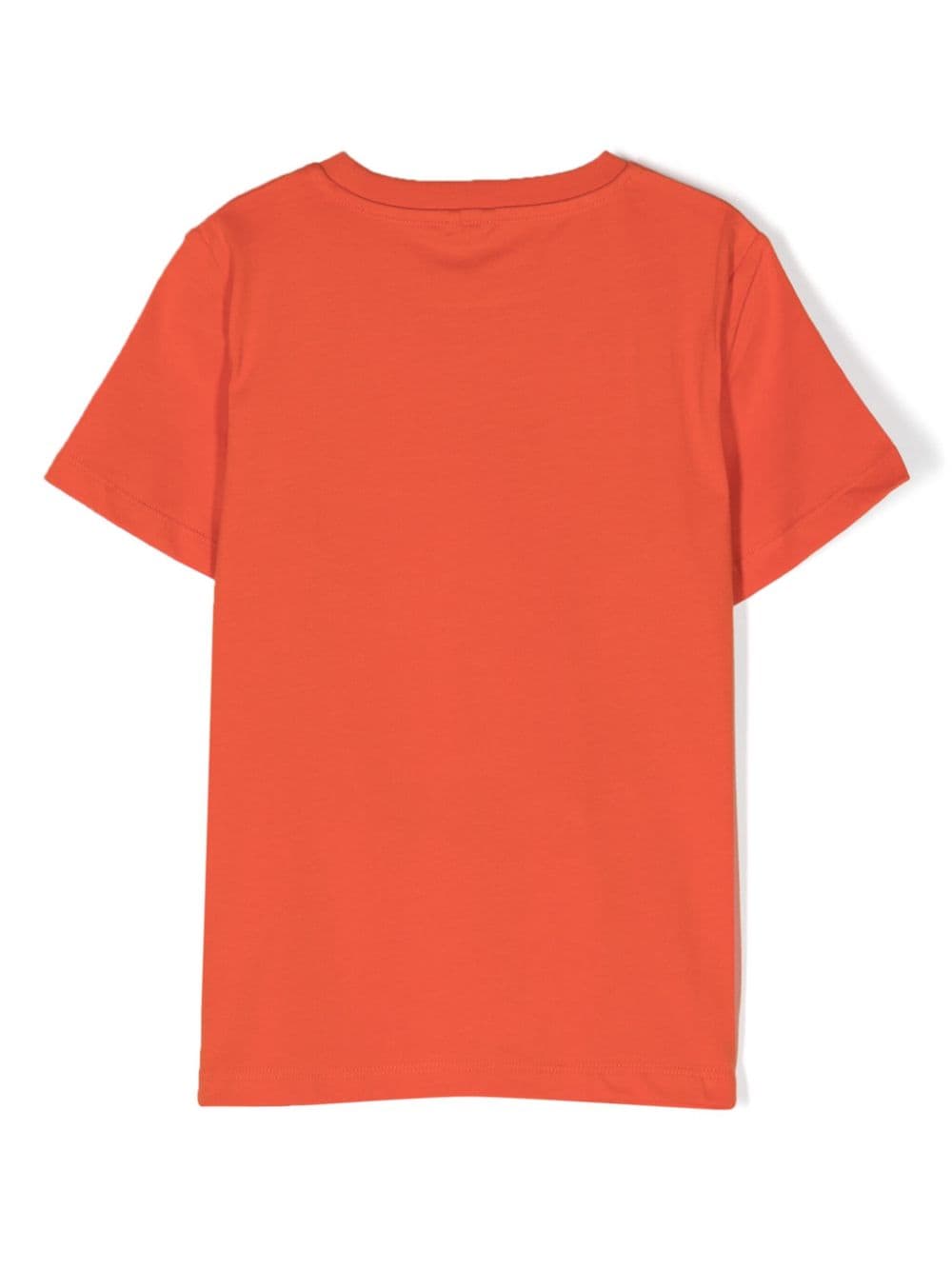 Stella McCartney Kids logo-print cotton T-shirt - Oranje