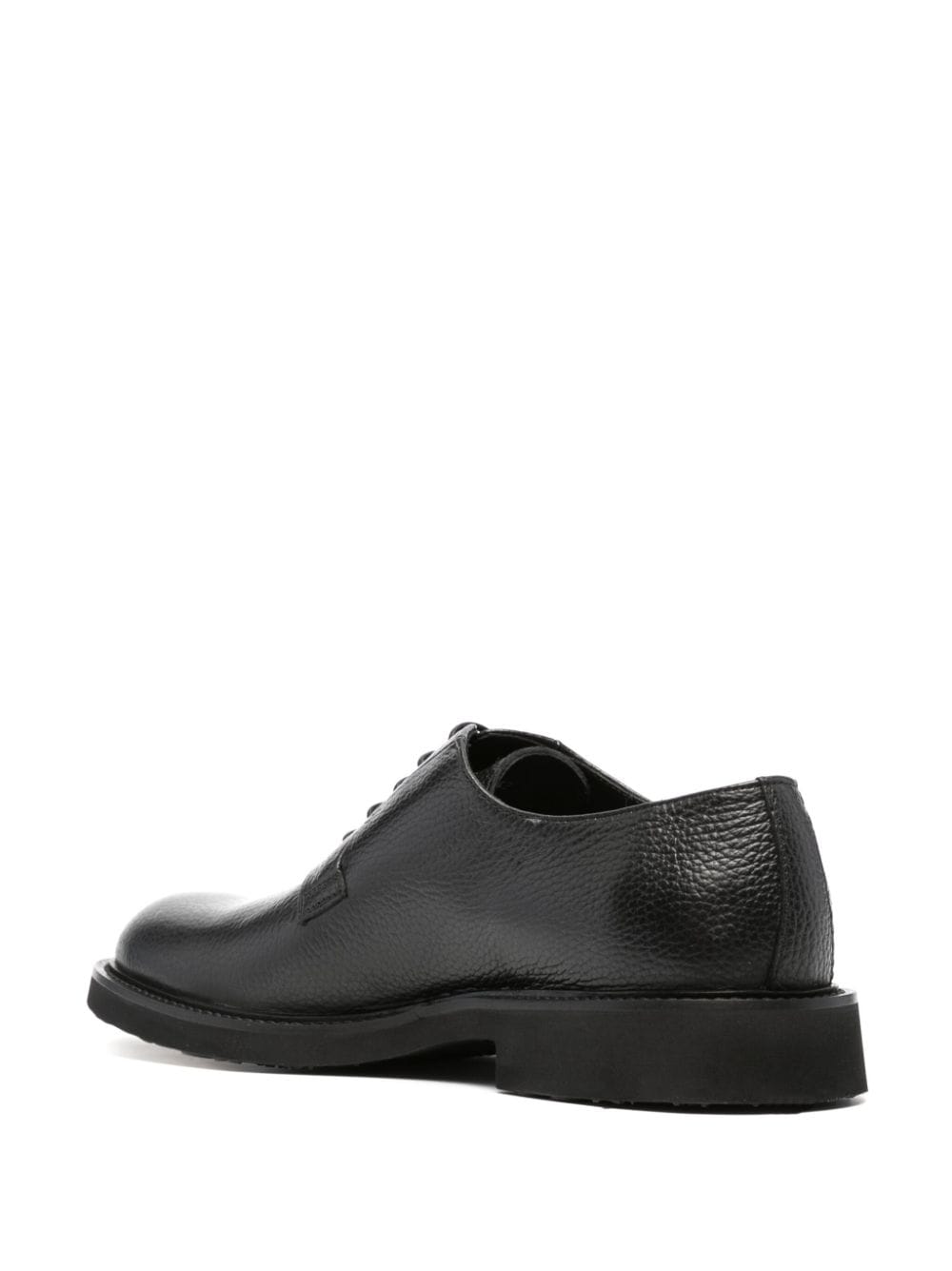 Shop Casadei Cervo Leather Derby Shoes In Black
