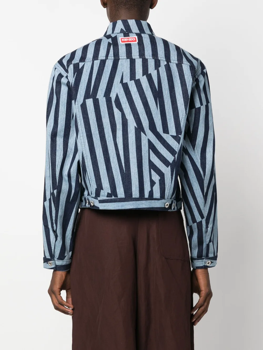 Kenzo Dazzle Stripe Denim Jacket - Farfetch