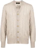 ETRO cable-knit cashmere cardigan - Neutrals