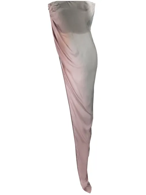 Rick Owens Lido ombré-effect asymmetric top