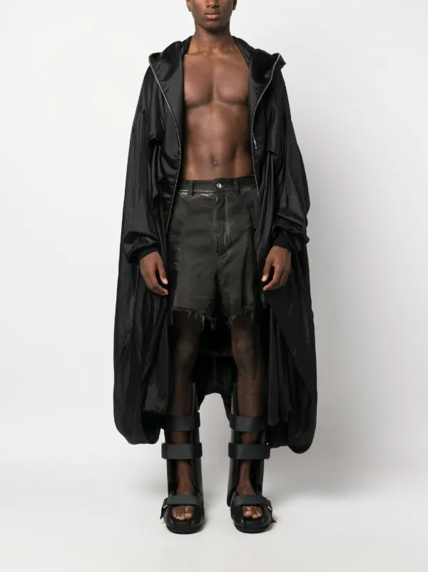 ☆RICK OWENS☆パネルコンストラクションパンツ Rick Owens Stefan パネル カーゴショーツ | ブラック | FARFETCH JP