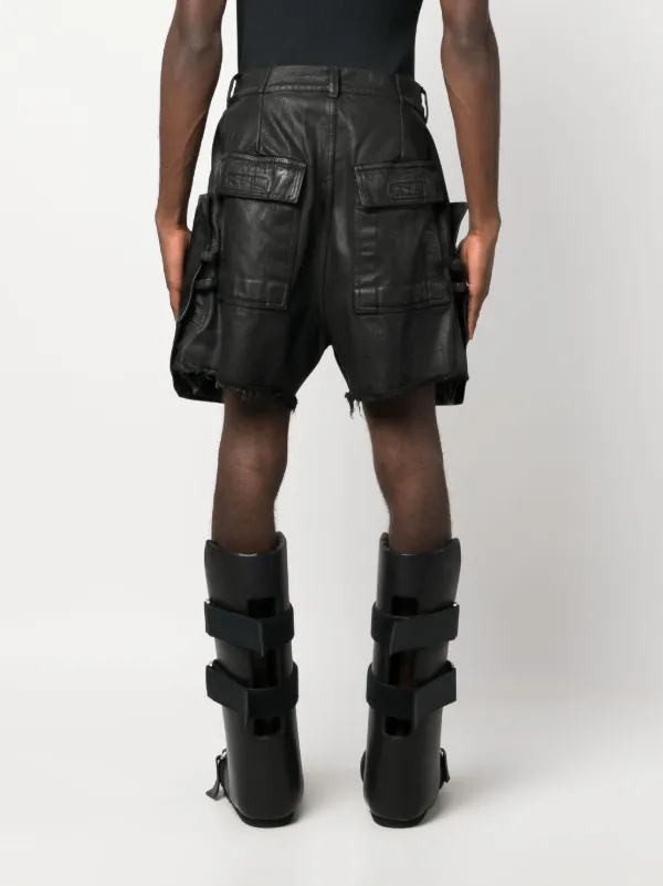 Rick Owens Stefan パネル カーゴショーツ | ブラック | FARFETCH JP