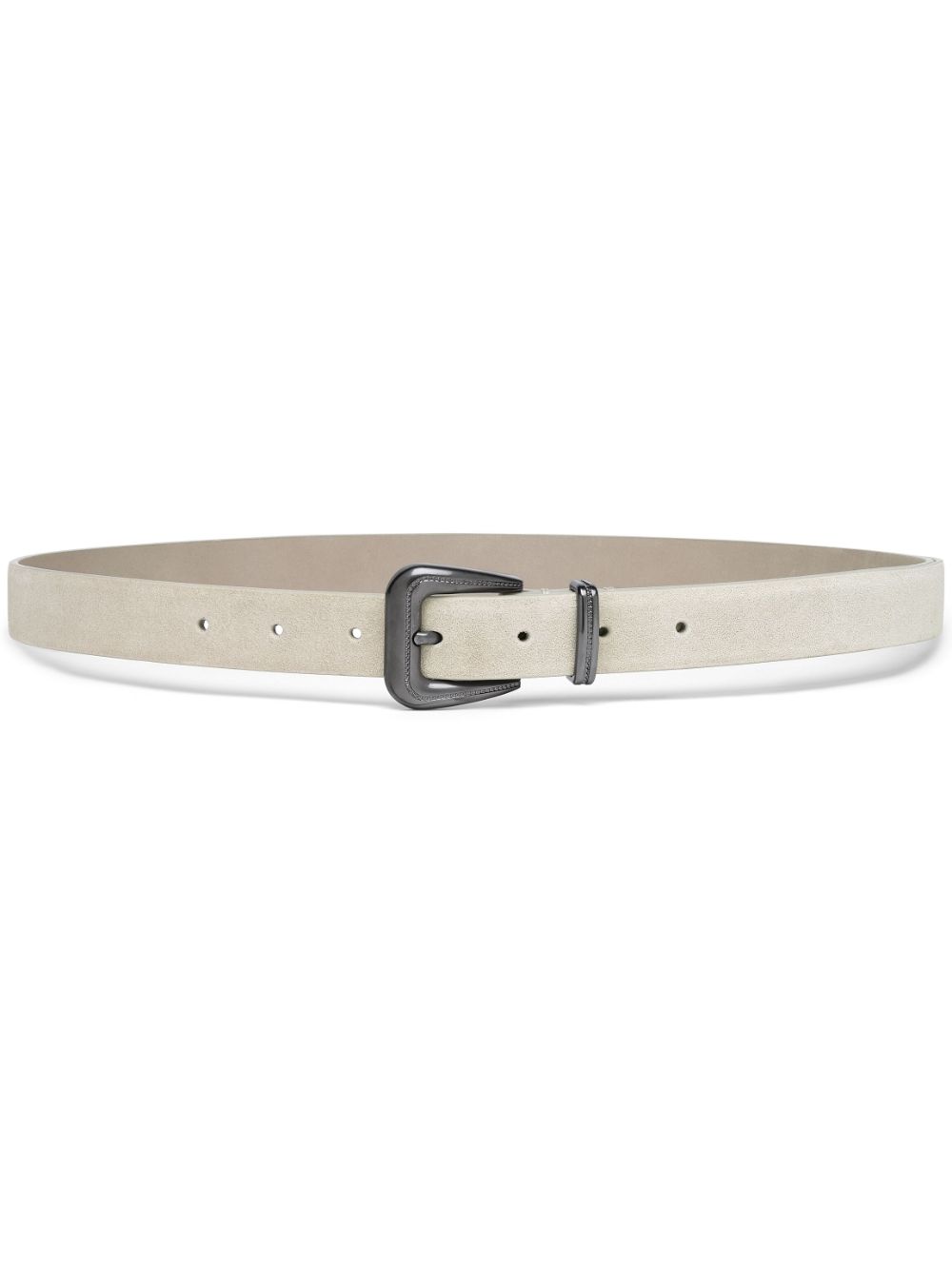 Brunello Cucinelli suede adjustable-fit belt - Neutrals