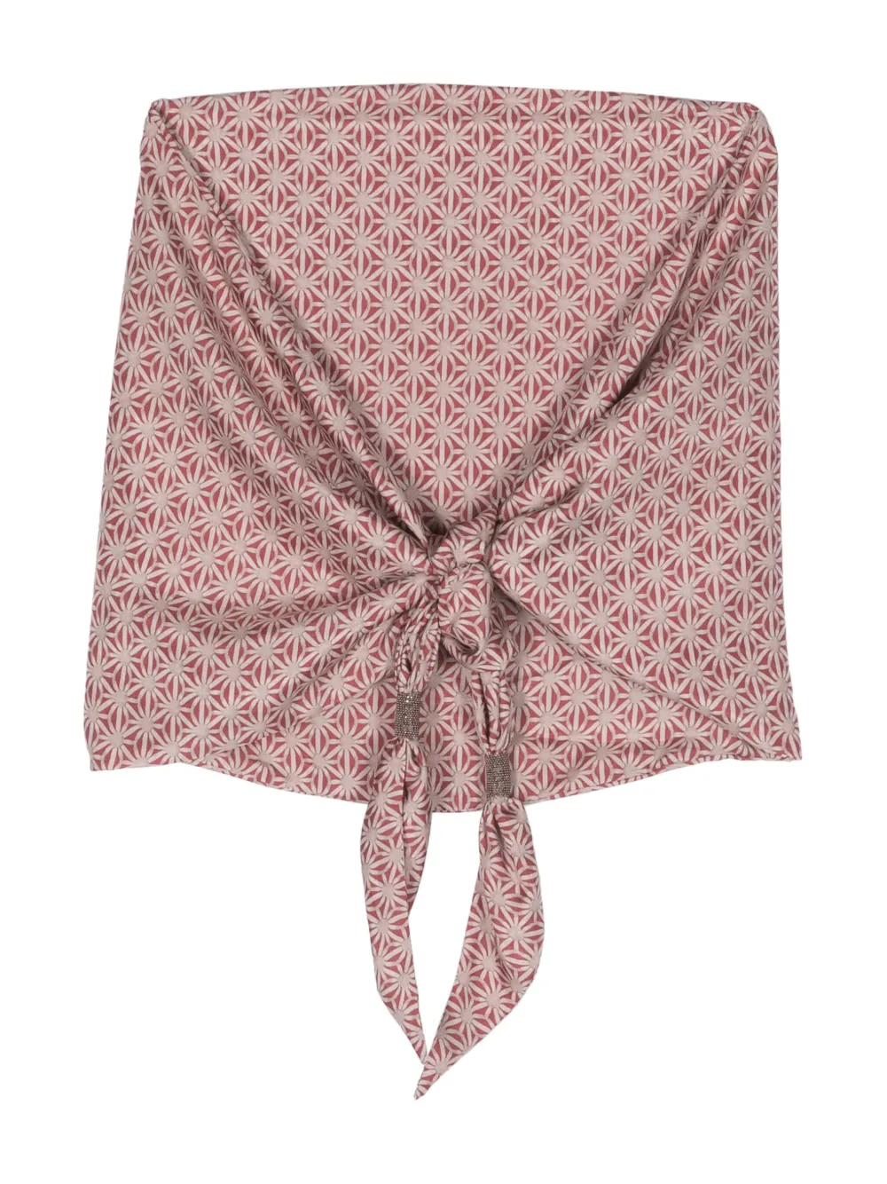 Brunello Cucinelli Foulard a fiori - Toni neutri