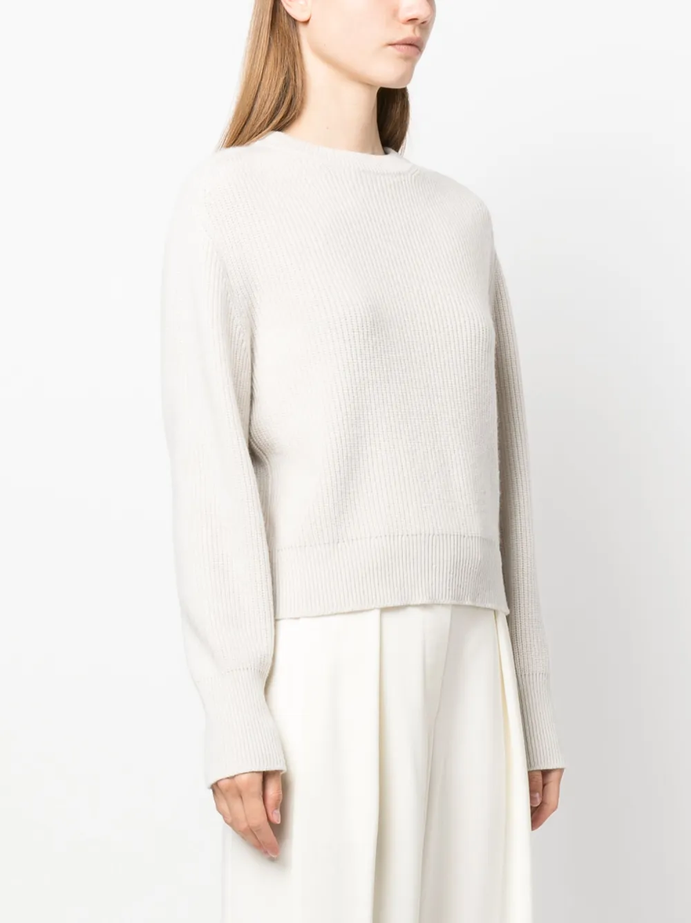 Brunello Cucinelli Ribgebreide trui Beige