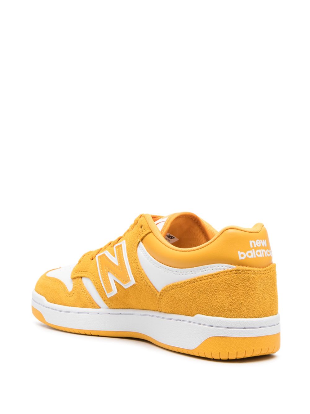 Shop New Balance 480 Suede Low-top Sneakers In Yellow