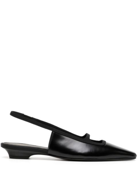 NEOUS Sabik slingback leather pumps