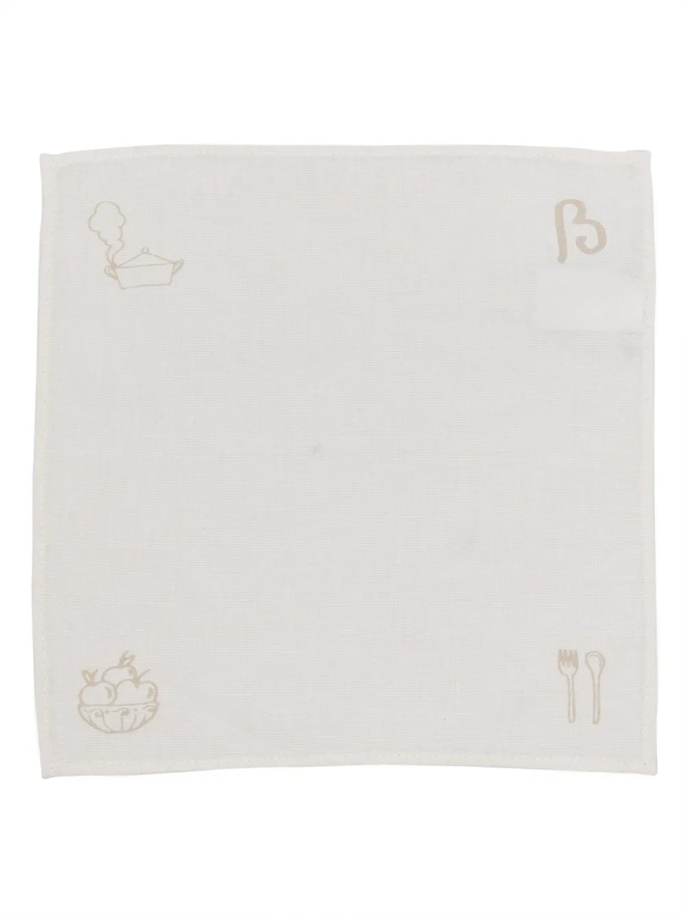 Brunello Cucinelli Bernie & Friends Placemat And Napkin Set In Neutral
