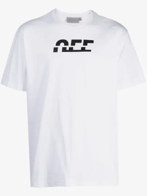 Off Duty Split logo-print T-Shirt 