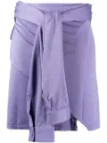Off Duty Jones logo-embroidered skirt - Purple