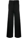 MM6 Maison Margiela single-stitch logo wide-leg trousers - Black